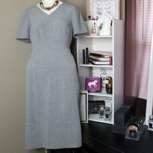 COPY - ANN KLEIN Grey Dress (024)